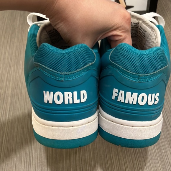 Nike Supreme x Air Force 2 Low Teal sneakers in teal green color Size 10.5 - Picture 7 of 12